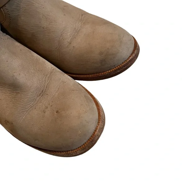 UGG Australia Elora Leather Short Ankle Boots Taupe - Picture 13 of 14